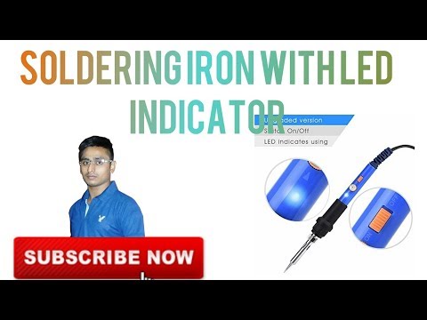 SOLDERING IRON WITH LED INDICATOR