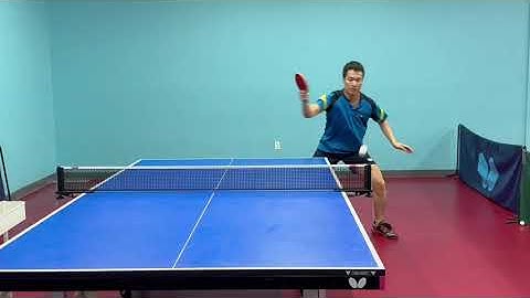 Butterfly Training Tips with Bob Chen - Backhand Half Long Loop Return