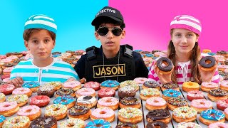 Detective Jason and Alex's adventure with Real Donuts and friends!