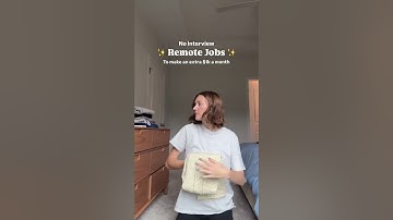 3 legit remote jobs you can apply for today (no interview required!) ⬇️ 1 Transcription - type what