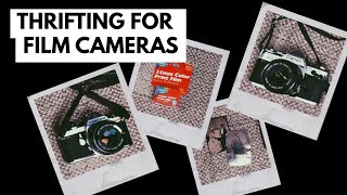 Thrifting For Film Cameras Fail // Vlog