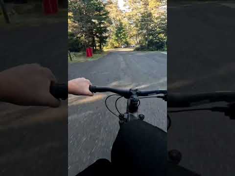 Biking in Woodside Campground, Salt Point State Park