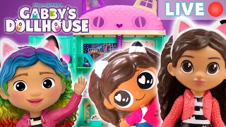 🔴 GABBY'S DOLLHOUSE 24/7 TOY MARATHON! | Crafts, Games, Songs and Learning Adventures for Kid