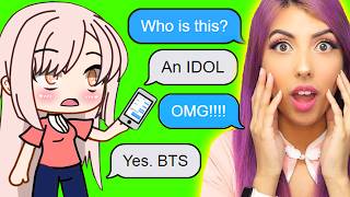 Accidentally Chatted the Wrong Number and it's an Idol's Number? (Gacha Life Mini Movie)