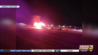 Desert Hot Springs woman killed in fiery, head on wreck