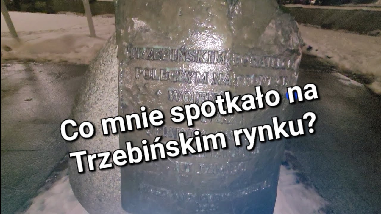 Trzebinia rynek. Święta. Zima 2025/2026 