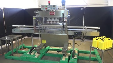 Kaps-All Semi-Auto 8 Spindle Capper Demonstration