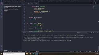 3  Connecting Our Python App to the MySQL Database
