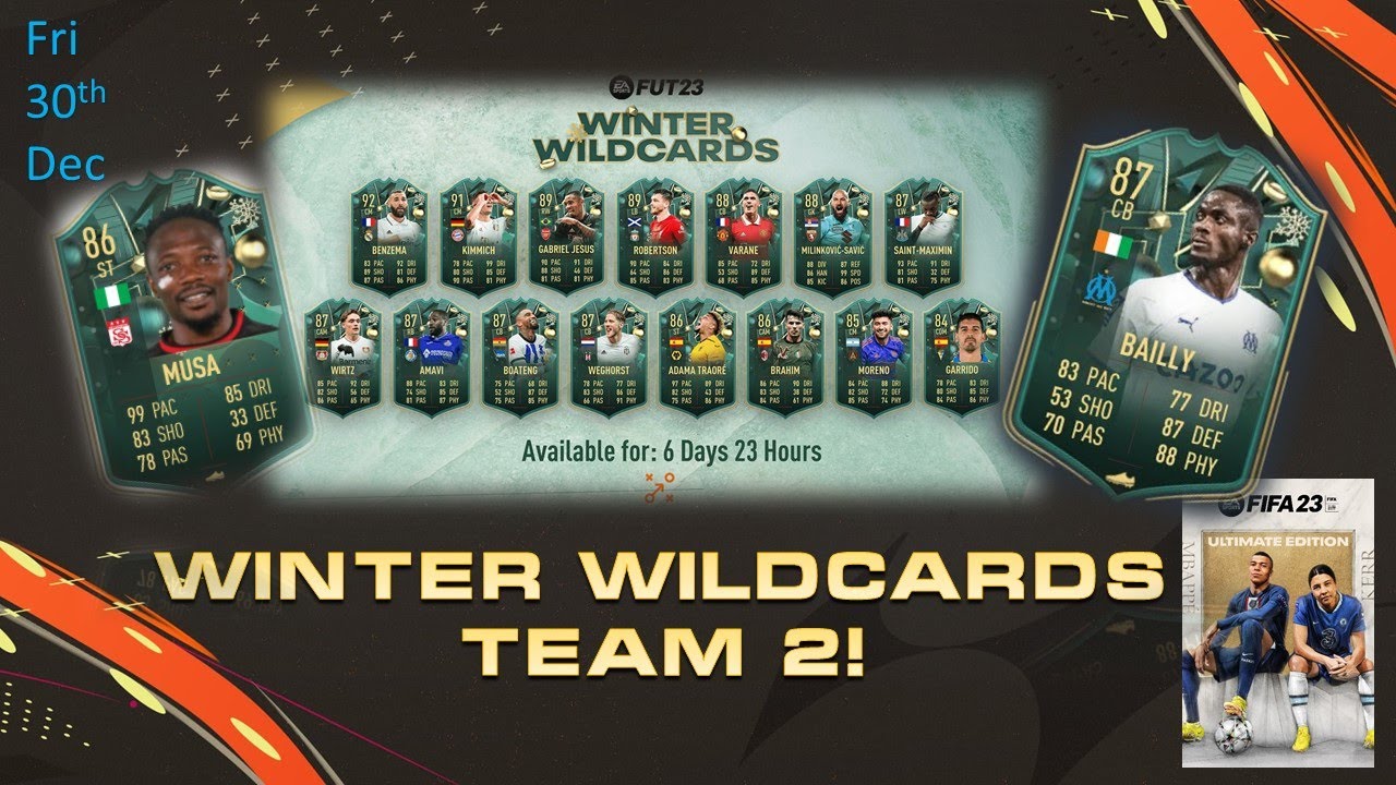 Fifa 23 |    New Winter Wildcard Team 2!  feat. 92 Benzema, 91 Kimmich, 88 Varane!