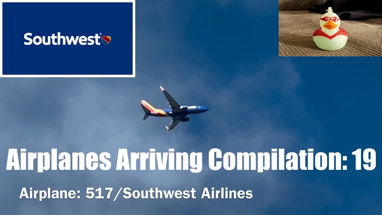 Airplanes Arriving Compilation: 19
