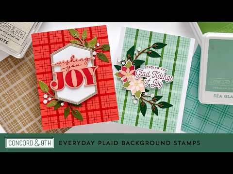 Everyday Plaid Background Stamp