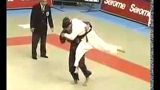 JUDO 2000 World Junior Championships: Zurab Zviadauri ზურაბ ზვიადაური (GEO) - Kalem Kachur (CAN)