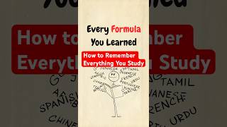 The 1 minute HACK to Never Forget a Math Formula #exam #education #studytips