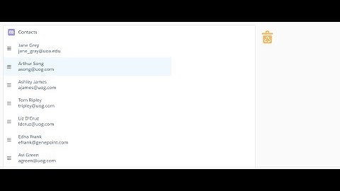 Lightning Component to delete records with Drag and Drop feature.