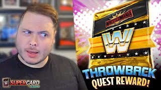 Throwback Quest Reward Wrestlemania Aess Pack Fail Wwe Supercard S5