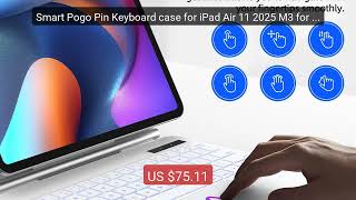 Smart Pogo Pin Keyboard case for iPad Air 11 2025 M3 for iPad Air ... — Best Deal 2026 | Shop Now!