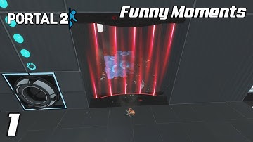 COMPANION CUBE GLITCHES | Funny Portal 2 Moments with TrueStar Games | Episode 1