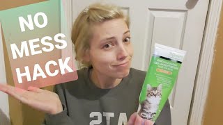 NutriCal syringe HACK | no mess & measurable