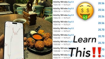 My VIX CHEAT CODE‼️😳MAKE $200 daily🤑🔥 LEARN THIS STRATEGY💯 #deriv #forex