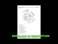 MG ZS 2022 Workshop Manual PDF ENGLISH | Complete Repair Guide for MG ZS Maintenance