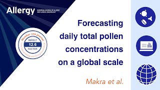 Forecasting daily total pollen concentrations on a global scale
