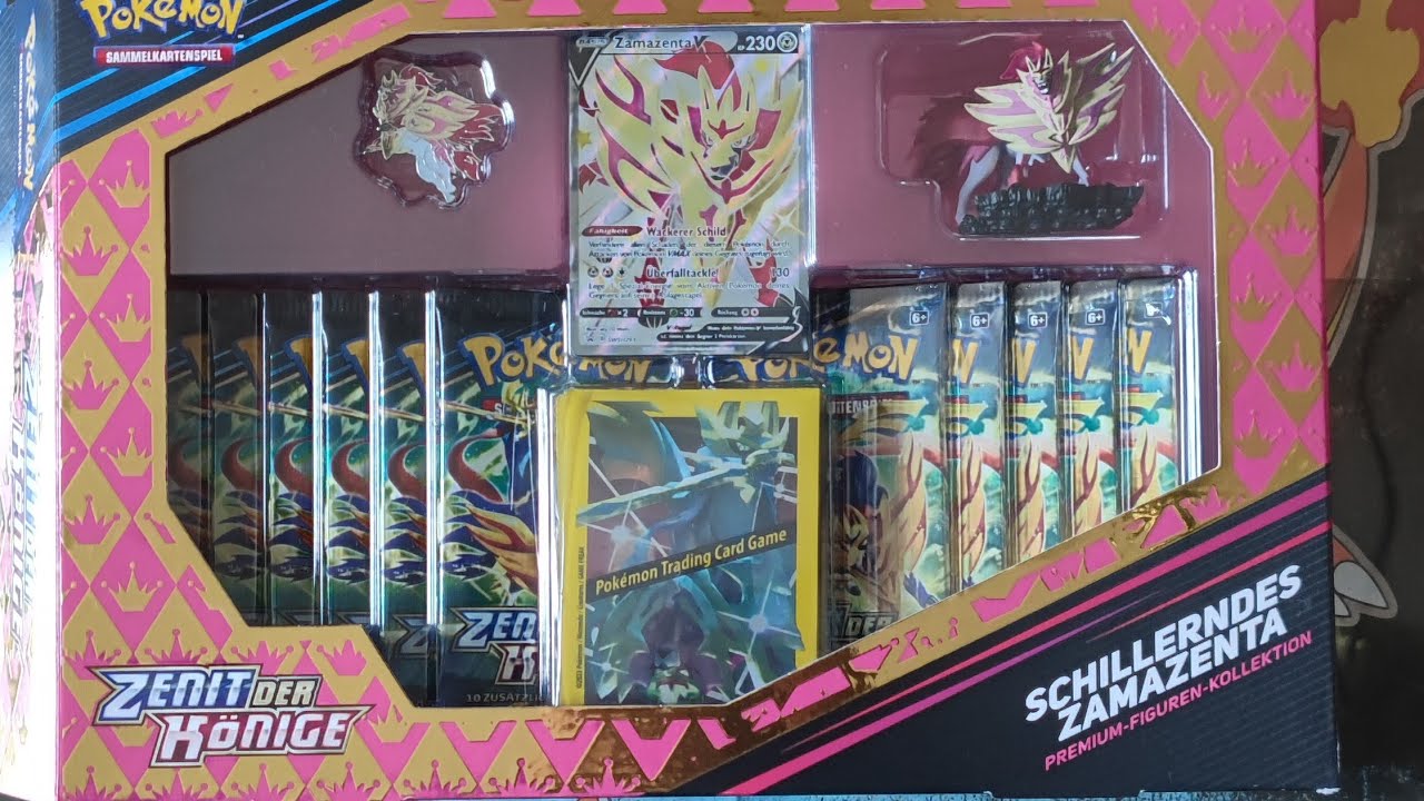 Zur 252 Ck Zu Zenit Der K 214 Nige Shiny Zamazenta Premium Figure Collection Youtube