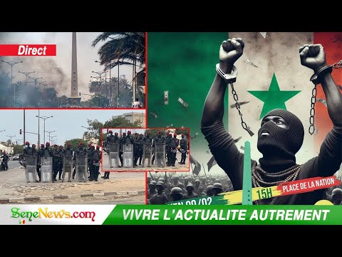 DIRECT - MANIFESTATION : Les Sénégalais à la Place de l'Obélisque pour dénoncer le report