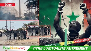 DIRECT - MANIFESTATION : Les Sénégalais à la Place de l'Obélisque pour dénoncer le report screenshot 3