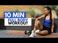 10 MIN Full Body Workout -  Burn Fat and Build Muscle with Weights