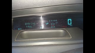 Renault Scenic 2 Ошибка тормозов BRAKING FAULT