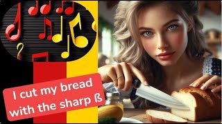 Learn German With Songs | Song 4 | I cut my bread with the sharp ß