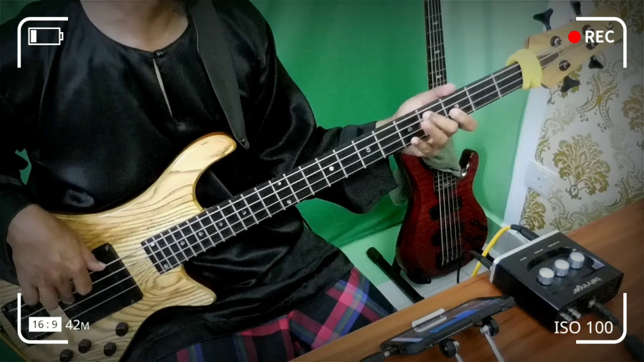 KEINDAHAN PANTAI - M.SHARIFF - BASS COVER BY LADOS [ Headphone User ]