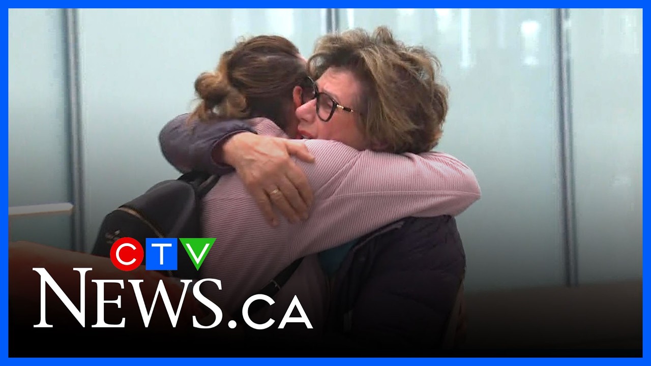 Emotional reunions as more Canadians arrive from Dubai in Toronto