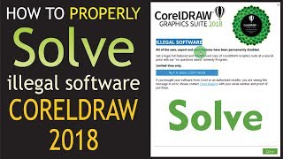 How to Fix CorelDRAW 2018 Illegal Software Problem
