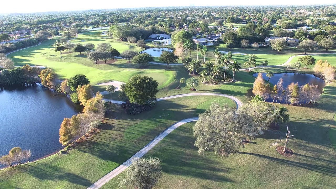 Dji Phantom 3 at Jacaranda Golf Club Plantation , Florida YouTube