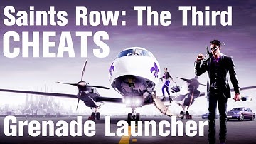 Saints Row 3 Cheats: Spawn GL G20 Grenade Launcher