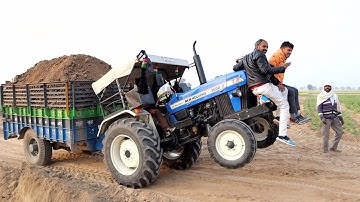 New Holland 3600-2 Tractor | Jcb 3Dx Machine | Tractor Stunt Video | Tractor and Jcb