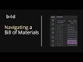 How to Navigate and Customize a BOM