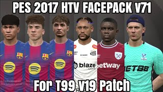 PES 2017 HTV FACEPACK v71 | Tauvic99 v19