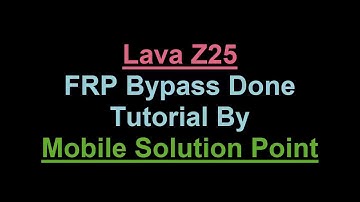 Lava Z25 FRP (Google Account) Lock Remove Done Without PC (Android 6.0)