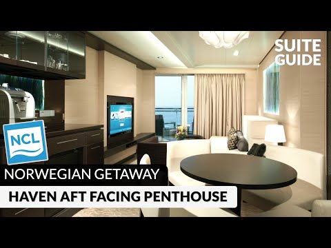 Norwegian Getaway Aft-Facing Penthouse walkthrough tour