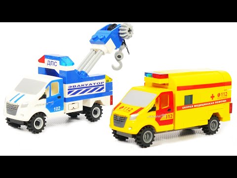 Gorod masterov 3170 Gazel Next Police Tow truck, Gorod masterov 5095 Gazel Next Ambulance