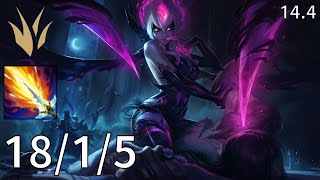 Evelynn Jungle vs Volibear - EUW Master | Patch 14.4