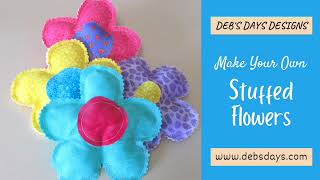 Make Handmade Stuffed Fabric Flowers : A Quick and Easy DIY Spring and Summer Craft Project