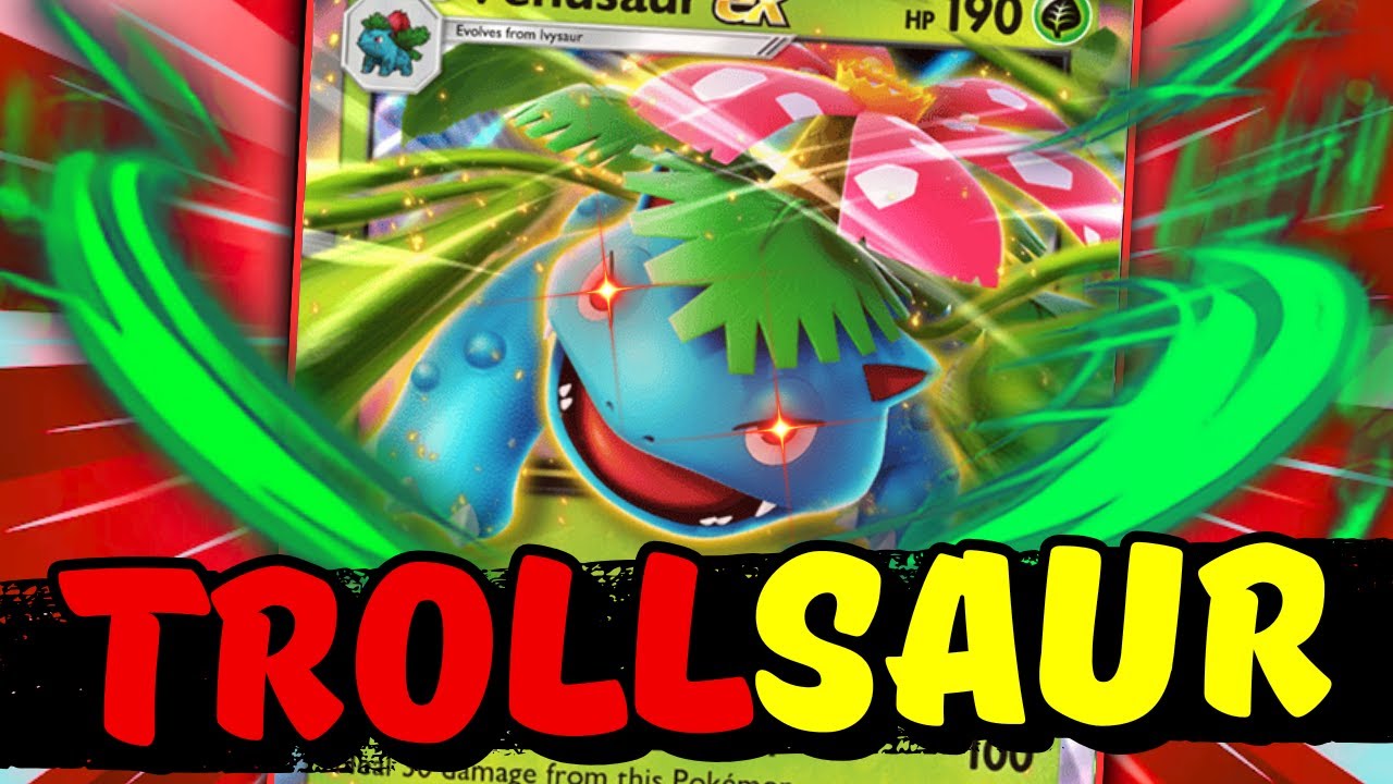 VENUSAUR EX? MORE LIKE TROLLSAUR EX! | Pokemon TCG Pocket