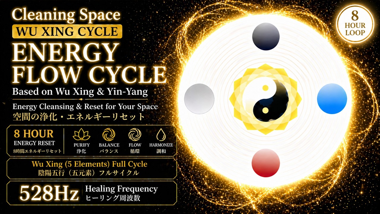 Energy cleansing for your space（空間の浄化）8 Hour Energy Reset