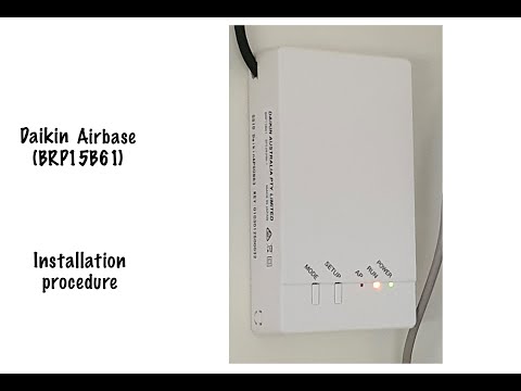 Daikin Airbase install (BRP15B61 Wireless LAN adapter)