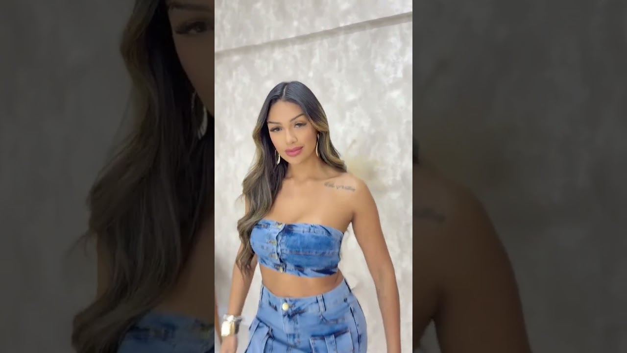 💙✨ O cropped de jeans 🔥"