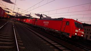Train Sim World 7 Next Day Delivery scenario in DB BR 185