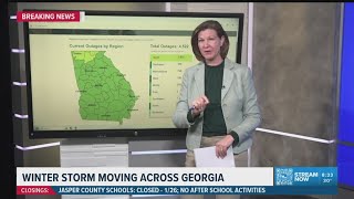 Power outages beginning to spread across the region